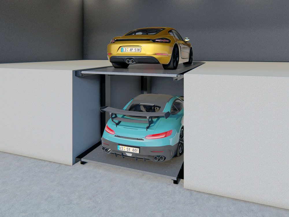 L52 - Querschnitt des Parksystems
